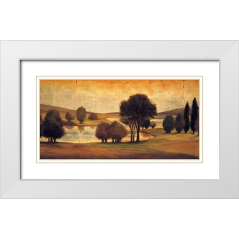 Take me to the River I White Modern Wood Framed Art Print with Double Matting by Williams, Gregory