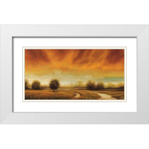 Moment to Moment White Modern Wood Framed Art Print with Double Matting by Williams, Gregory
