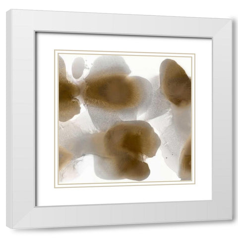 Perspective I White Modern Wood Framed Art Print with Double Matting by Carlson, Hannah