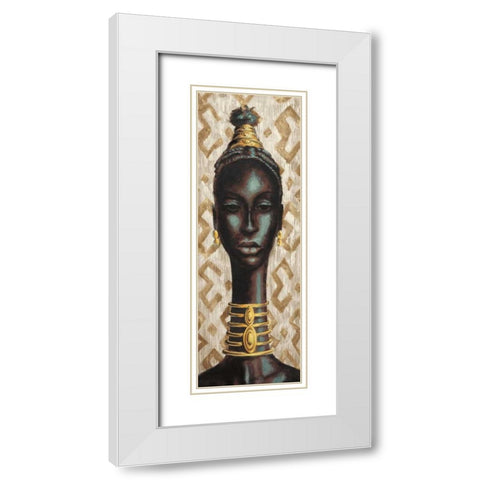 Nobility I White Modern Wood Framed Art Print with Double Matting by Morgan, Joseph