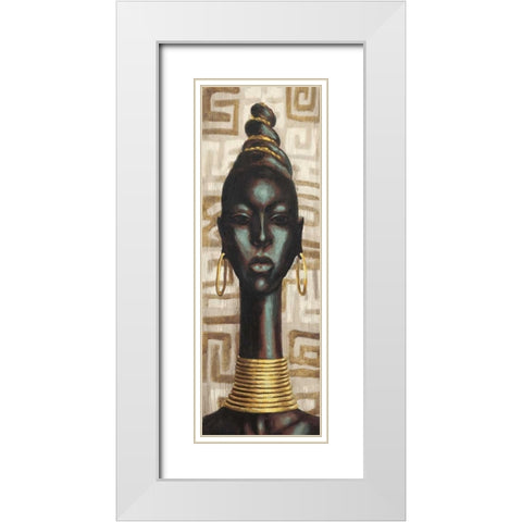 Nobility II White Modern Wood Framed Art Print with Double Matting by Morgan, Joseph