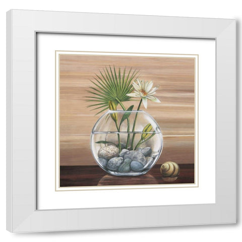 True Nature I White Modern Wood Framed Art Print with Double Matting by Ross, Yuki