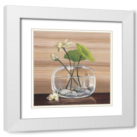 True Nature II White Modern Wood Framed Art Print with Double Matting by Ross, Yuki