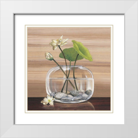 True Nature II White Modern Wood Framed Art Print with Double Matting by Ross, Yuki