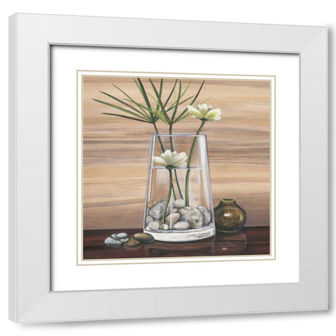 True Nature III White Modern Wood Framed Art Print with Double Matting by Ross, Yuki