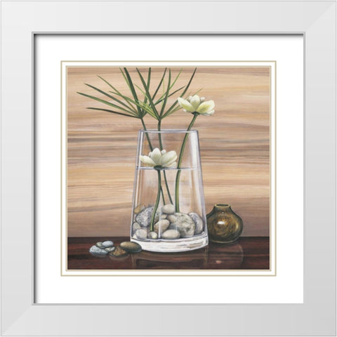True Nature III White Modern Wood Framed Art Print with Double Matting by Ross, Yuki