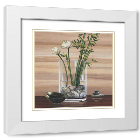 True Nature IV White Modern Wood Framed Art Print with Double Matting by Ross, Yuki