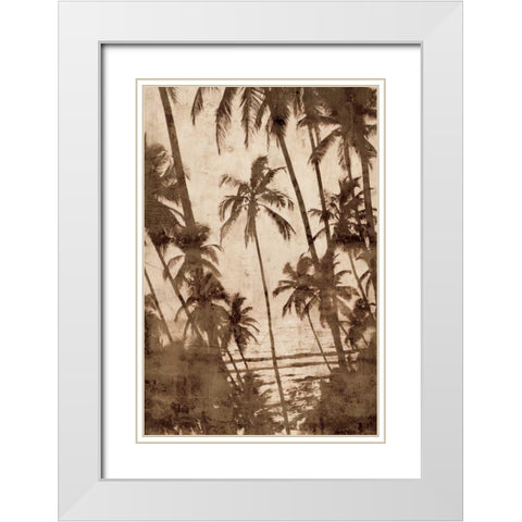 Trade Winds I White Modern Wood Framed Art Print with Double Matting by Seba, John