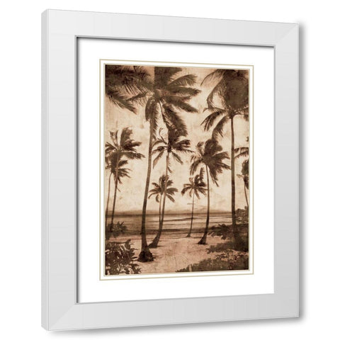 Trade Winds II White Modern Wood Framed Art Print with Double Matting by Seba, John