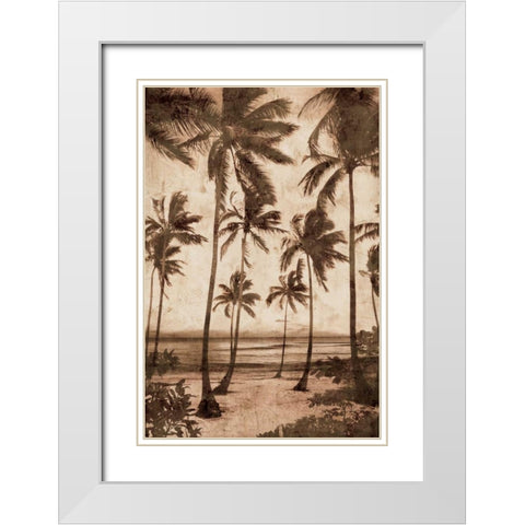 Trade Winds II White Modern Wood Framed Art Print with Double Matting by Seba, John