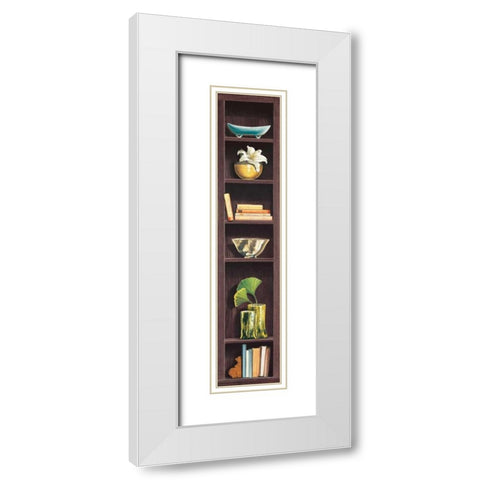 Ricordi di viaggio II White Modern Wood Framed Art Print with Double Matting by Rossetti, Isabella