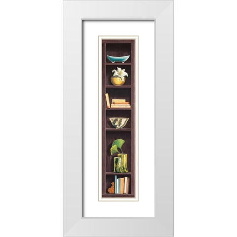 Ricordi di viaggio II White Modern Wood Framed Art Print with Double Matting by Rossetti, Isabella