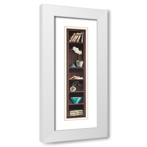 Ricordi di viaggio III White Modern Wood Framed Art Print with Double Matting by Rossetti, Isabella