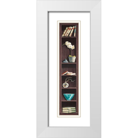 Ricordi di viaggio III White Modern Wood Framed Art Print with Double Matting by Rossetti, Isabella