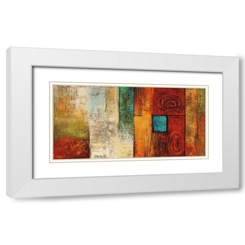 Feeling Lucky White Modern Wood Framed Art Print with Double Matting by Baxter, Jered