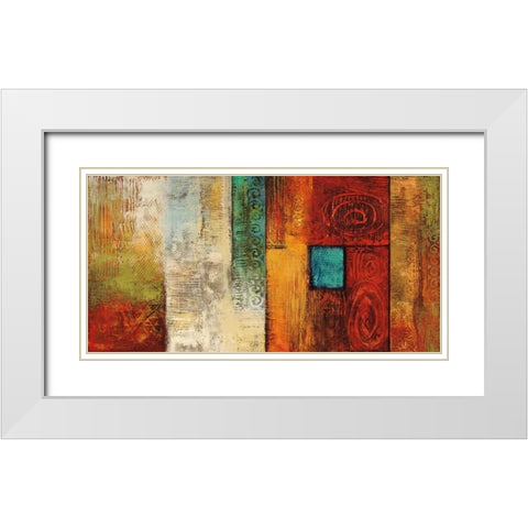 Feeling Lucky White Modern Wood Framed Art Print with Double Matting by Baxter, Jered