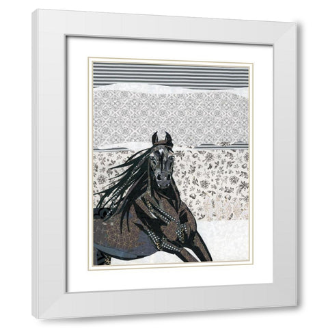 Sojourner Truth White Modern Wood Framed Art Print with Double Matting by McGee, Jenny