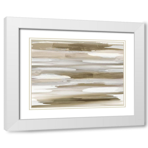 Beyond White Modern Wood Framed Art Print with Double Matting by Hanson, Jackie