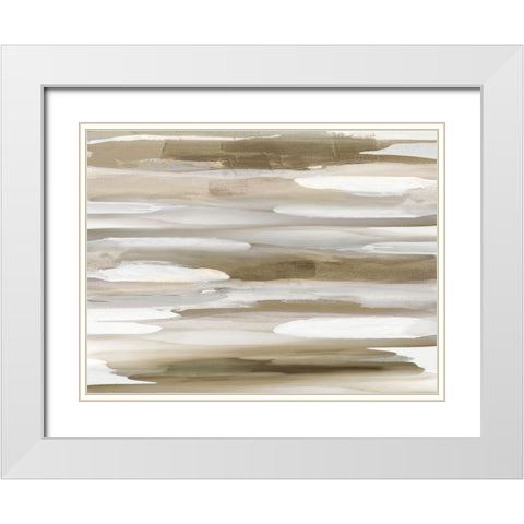 Beyond White Modern Wood Framed Art Print with Double Matting by Hanson, Jackie