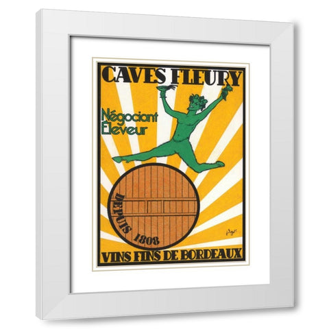 Le Matin d un faune White Modern Wood Framed Art Print with Double Matting by Got, Jean-Pierre