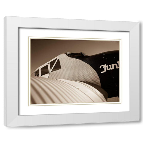 Cock Pit II White Modern Wood Framed Art Print with Double Matting by Slemp, John