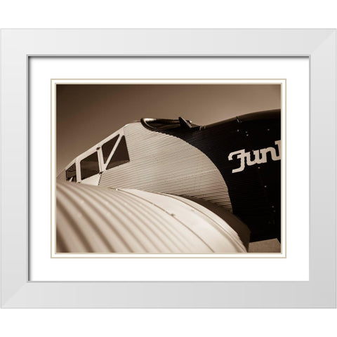 Cock Pit II White Modern Wood Framed Art Print with Double Matting by Slemp, John