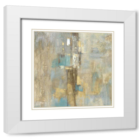 Charmed I White Modern Wood Framed Art Print with Double Matting by Turner, Justin