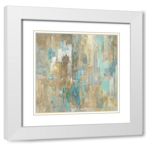 Charmed II White Modern Wood Framed Art Print with Double Matting by Turner, Justin