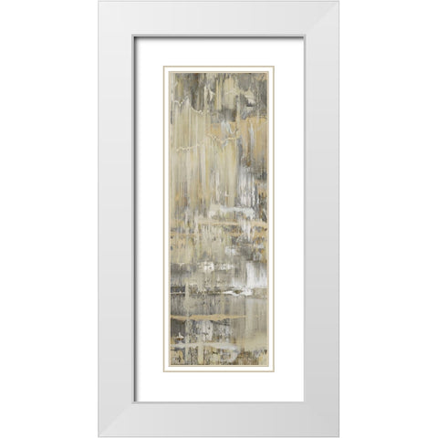 Dedicated Panel II White Modern Wood Framed Art Print with Double Matting by Turner, Justin