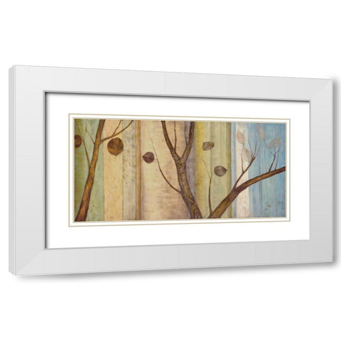 Hush I White Modern Wood Framed Art Print with Double Matting by Douglas, Kelly