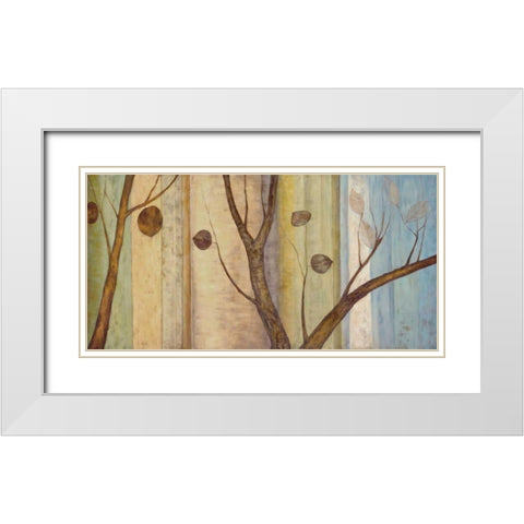 Hush I White Modern Wood Framed Art Print with Double Matting by Douglas, Kelly