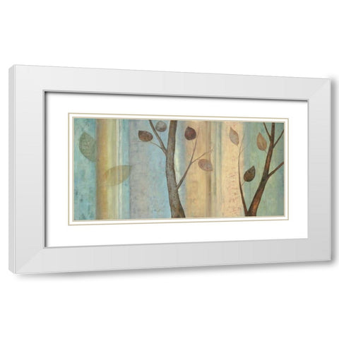 Hush II White Modern Wood Framed Art Print with Double Matting by Douglas, Kelly