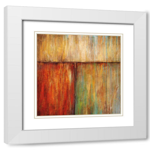 Intent White Modern Wood Framed Art Print with Double Matting by Morrison, Kurt