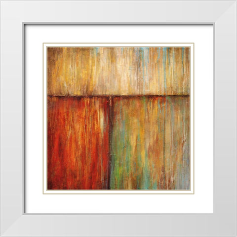 Intent White Modern Wood Framed Art Print with Double Matting by Morrison, Kurt