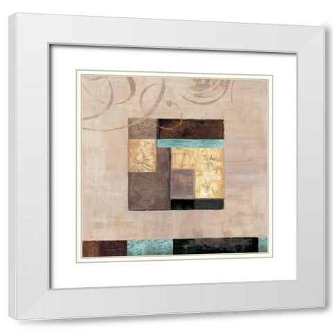 In the Spirit I White Modern Wood Framed Art Print with Double Matting by Tillman, Kate