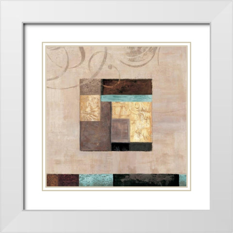 In the Spirit I White Modern Wood Framed Art Print with Double Matting by Tillman, Kate
