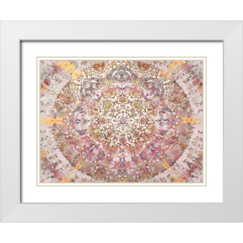 Tapestry Dream II White Modern Wood Framed Art Print with Double Matting by Kearns, Molly