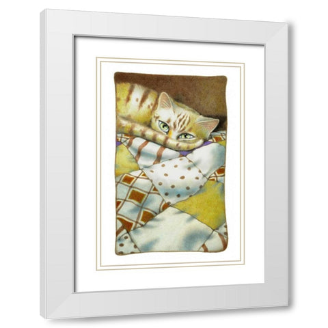 Daydreams White Modern Wood Framed Art Print with Double Matting by Seeley, Laura