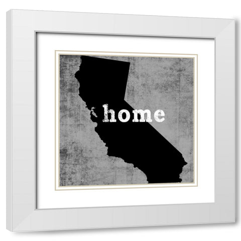 California White Modern Wood Framed Art Print with Double Matting by Wilson, Luke
