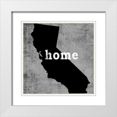 California White Modern Wood Framed Art Print with Double Matting by Wilson, Luke
