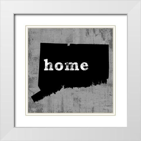 Connecticut White Modern Wood Framed Art Print with Double Matting by Wilson, Luke