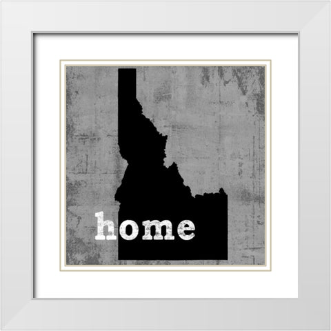 Idaho White Modern Wood Framed Art Print with Double Matting by Wilson, Luke