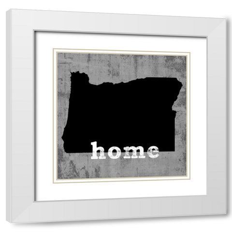 Oregon White Modern Wood Framed Art Print with Double Matting by Wilson, Luke