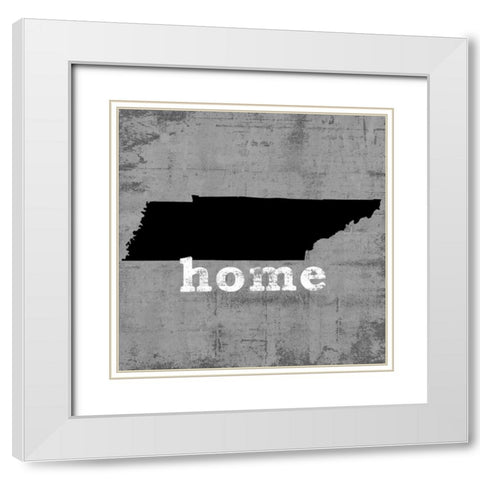 Tennessee White Modern Wood Framed Art Print with Double Matting by Wilson, Luke