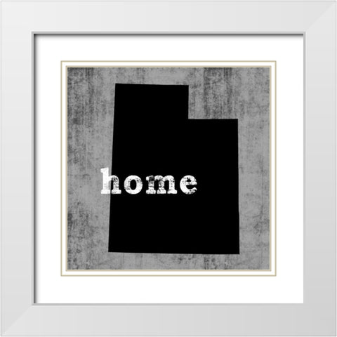 Utah  White Modern Wood Framed Art Print with Double Matting by Wilson, Luke