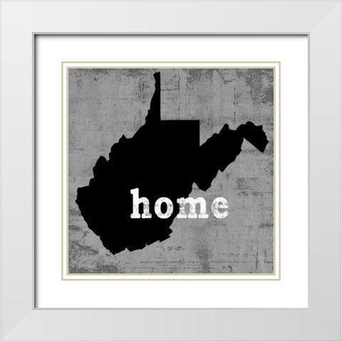 West Virginia White Modern Wood Framed Art Print with Double Matting by Wilson, Luke