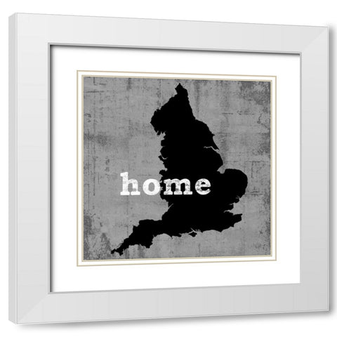 England White Modern Wood Framed Art Print with Double Matting by Wilson, Luke