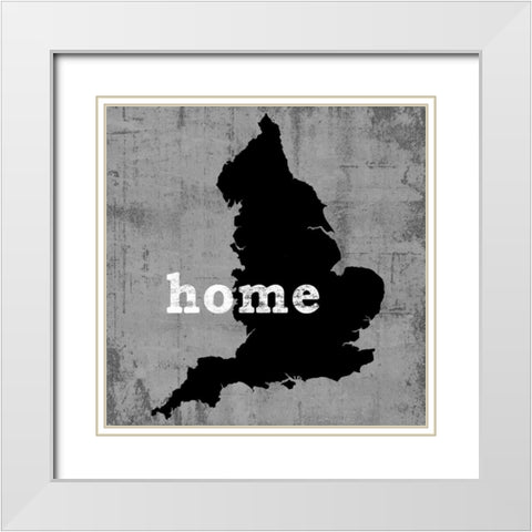 England White Modern Wood Framed Art Print with Double Matting by Wilson, Luke