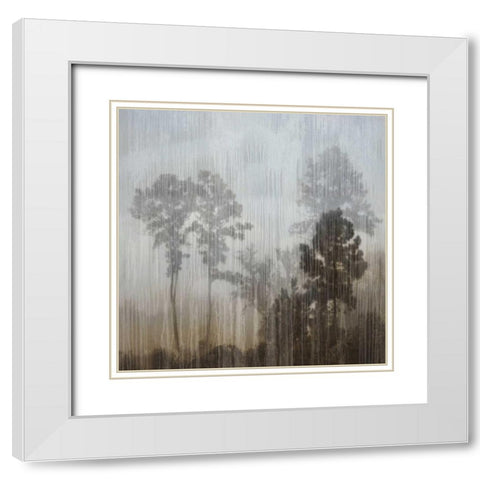 At Dawn I White Modern Wood Framed Art Print with Double Matting by Clark, Madeline