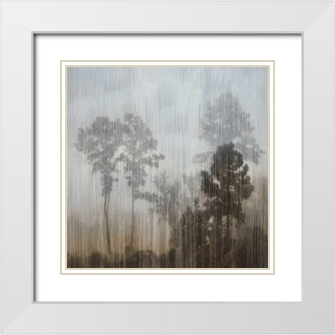 At Dawn I White Modern Wood Framed Art Print with Double Matting by Clark, Madeline